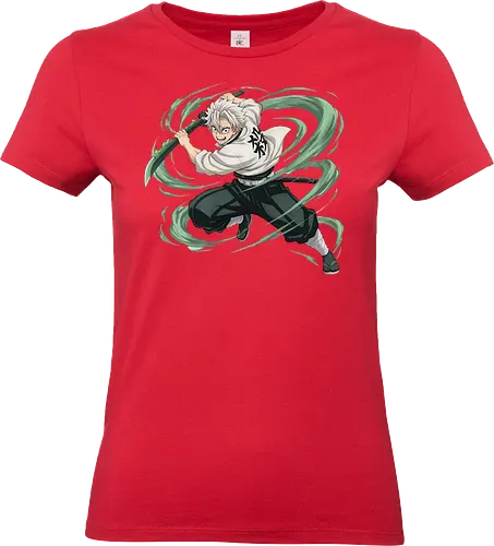 Slayer Sanemi Shinazugawa Wind Hashira Anime Design - Slayer, Sanemi, Sanemi Shinazugawa, Wind Hashira, Hashira, Anime, Manga, Kimetsu no Yaiba, Otaku, Japan Anime, Anime Fan, Schwertkämpfer, Geschenk Anime, Geek - Standard T-Shirt (Frauen)