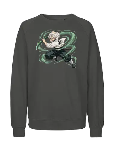 Slayer Sanemi Shinazugawa Wind Hashira Anime Design - Slayer, Sanemi, Sanemi Shinazugawa, Wind Hashira, Hashira, Anime, Manga, Kimetsu no Yaiba, Otaku, Japan Anime, Anime Fan, Schwertkämpfer, Geschenk Anime, Geek - Fairtrade Sweatshirt