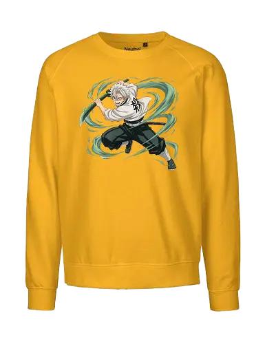 Slayer Sanemi Shinazugawa Wind Hashira Anime Design - Slayer, Sanemi, Sanemi Shinazugawa, Wind Hashira, Hashira, Anime, Manga, Kimetsu no Yaiba, Otaku, Japan Anime, Anime Fan, Schwertkämpfer, Geschenk Anime, Geek - Fairtrade Sweatshirt