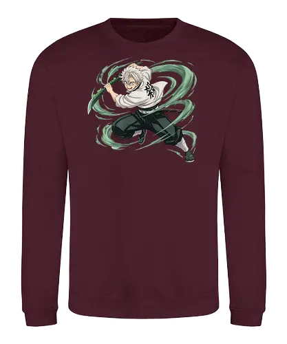 Slayer Sanemi Shinazugawa Wind Hashira Anime Design - Slayer, Sanemi, Sanemi Shinazugawa, Wind Hashira, Hashira, Anime, Manga, Kimetsu no Yaiba, Otaku, Japan Anime, Anime Fan, Schwertkämpfer, Geschenk Anime, Geek - Sweatshirt