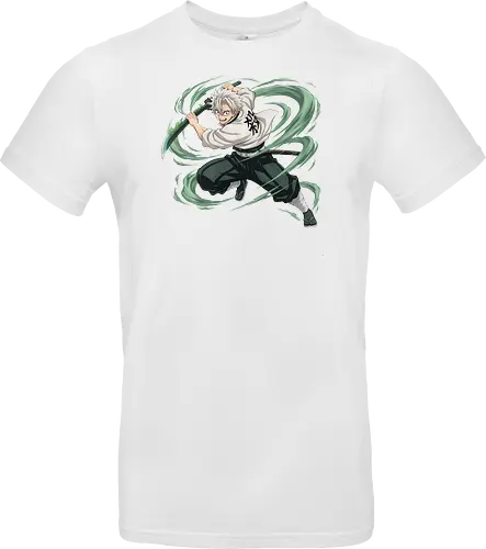 Slayer Sanemi Shinazugawa Wind Hashira Anime Design - Slayer, Sanemi, Sanemi Shinazugawa, Wind Hashira, Hashira, Anime, Manga, Kimetsu no Yaiba, Otaku, Japan Anime, Anime Fan, Schwertkämpfer, Geschenk Anime, Geek - Standard T-Shirt