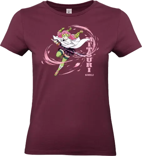 Slayer Mitsuri Kanroji Love Hashira Anime Design - Slayer, Mitsuri, Mitsuri Kanroji, Love Hashira, Hashira, Anime, Manga, Kimetsu no Yaiba, Otaku, Japan Anime, Anime Girl, Kawaii, Geschenk Anime, Geek - Standard T-Shirt (Frauen)