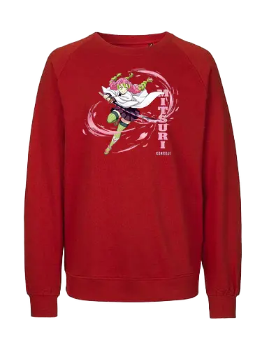 Slayer Mitsuri Kanroji Love Hashira Anime Design - Slayer, Mitsuri, Mitsuri Kanroji, Love Hashira, Hashira, Anime, Manga, Kimetsu no Yaiba, Otaku, Japan Anime, Anime Girl, Kawaii, Geschenk Anime, Geek - Fairtrade Sweatshirt