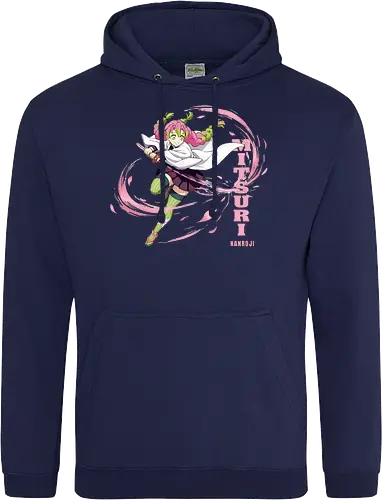Slayer Mitsuri Kanroji Love Hashira Anime Design - Slayer, Mitsuri, Mitsuri Kanroji, Love Hashira, Hashira, Anime, Manga, Kimetsu no Yaiba, Otaku, Japan Anime, Anime Girl, Kawaii, Geschenk Anime, Geek - Standard Hoodie