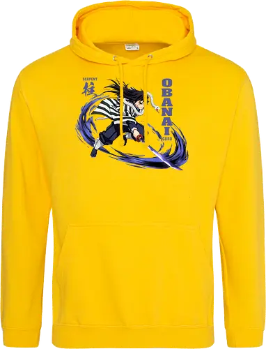 Slayer Obanai Iguro Serpent Hashira Anime Design - Slayer, Obanai, Obanai Iguro, Serpent Hashira, Hashira, Anime, Manga, Kimetsu no Yaiba, Otaku, Japan Anime, Anime Fan, Schlange, Geschenk Anime, Geek - Standard Hoodie