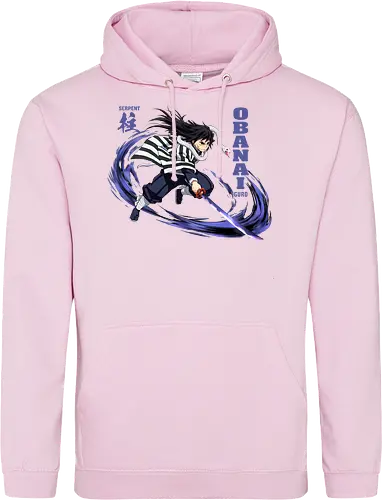 Slayer Obanai Iguro Serpent Hashira Anime Design - Slayer, Obanai, Obanai Iguro, Serpent Hashira, Hashira, Anime, Manga, Kimetsu no Yaiba, Otaku, Japan Anime, Anime Fan, Schlange, Geschenk Anime, Geek - Standard Hoodie