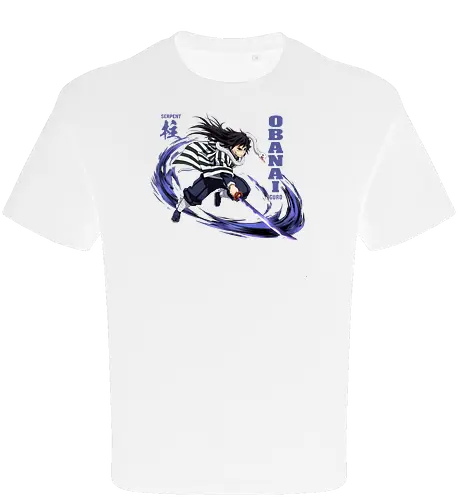 Slayer Obanai Iguro Serpent Hashira Anime Design - Slayer, Obanai, Obanai Iguro, Serpent Hashira, Hashira, Anime, Manga, Kimetsu no Yaiba, Otaku, Japan Anime, Anime Fan, Schlange, Geschenk Anime, Geek - Oversize T-Shirt