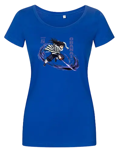 Slayer Obanai Iguro Serpent Hashira Anime Design - Slayer, Obanai, Obanai Iguro, Serpent Hashira, Hashira, Anime, Manga, Kimetsu no Yaiba, Otaku, Japan Anime, Anime Fan, Schlange, Geschenk Anime, Geek - Damen T-Shirt