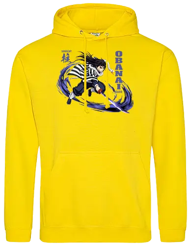 Slayer Obanai Iguro Serpent Hashira Anime Design - Slayer, Obanai, Obanai Iguro, Serpent Hashira, Hashira, Anime, Manga, Kimetsu no Yaiba, Otaku, Japan Anime, Anime Fan, Schlange, Geschenk Anime, Geek - Standard Hoodie