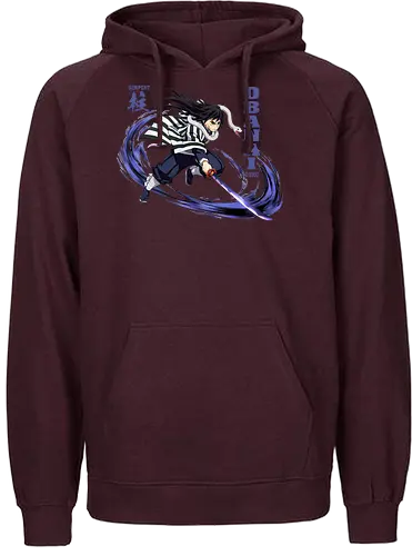 Slayer Obanai Iguro Serpent Hashira Anime Design - Slayer, Obanai, Obanai Iguro, Serpent Hashira, Hashira, Anime, Manga, Kimetsu no Yaiba, Otaku, Japan Anime, Anime Fan, Schlange, Geschenk Anime, Geek - Fairtrade Hoodie