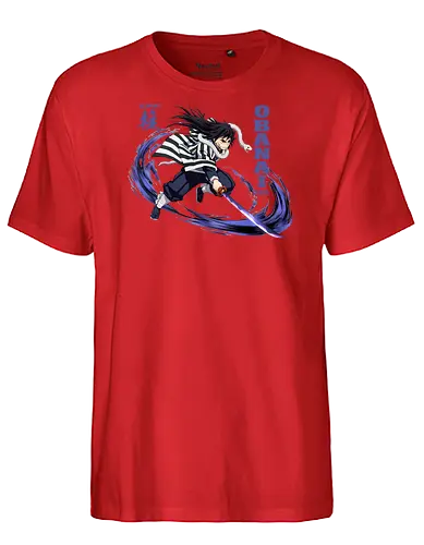 Slayer Obanai Iguro Serpent Hashira Anime Design - Slayer, Obanai, Obanai Iguro, Serpent Hashira, Hashira, Anime, Manga, Kimetsu no Yaiba, Otaku, Japan Anime, Anime Fan, Schlange, Geschenk Anime, Geek - Fairtrade T-Shirt