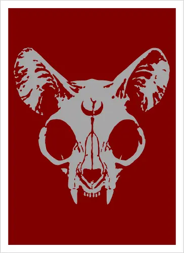 NekoMort Skull Cat Logo