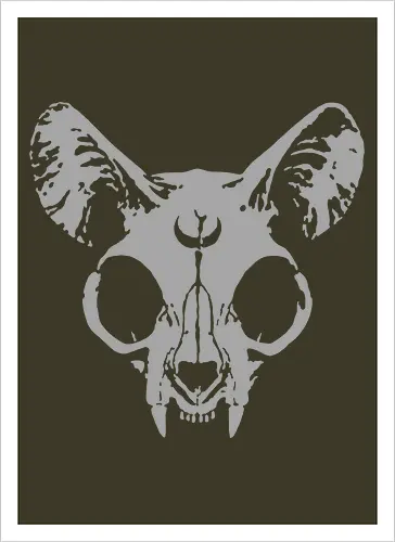 NekoMort Skull Cat Logo