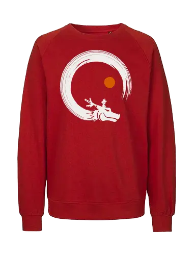 Kame enso - Dragon, goku, enso, circle - Fairtrade Sweatshirt
