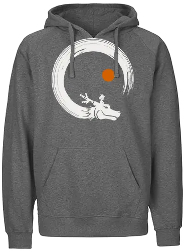 Kame enso - Dragon, goku, enso, circle - Fairtrade Hoodie