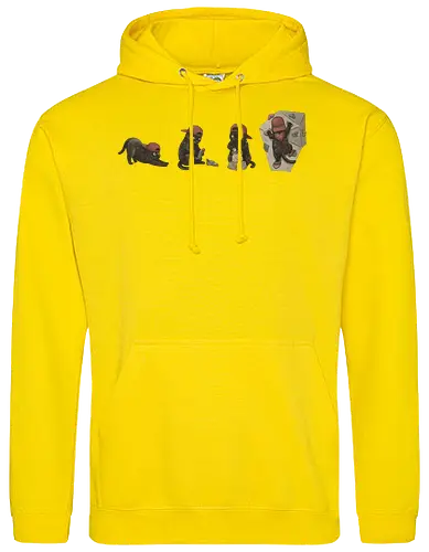 Schwarze Kletterkatze – Lustiges Katzenmotiv für Katzenfans - Schwarze Katze, Kletterkatze, Katze, Katzenliebhaber, Katzenmotiv, Lustige Katze, Katzen Geschenk, Halloween Katze, Schwarzer Kater, Haustier, Niedliche Katze, Tiermotiv, Katzen Design, Katzenkunst, Geek Style - Standard Hoodie
