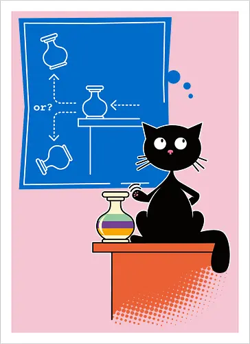 Experimental Physicist - Experimental Physicist, Cat, Cats, Scientist - Kunstdruck
