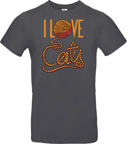 I love cats - Cats, Cat, Cat lover - Standard T-Shirt