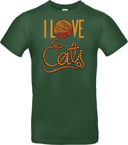I love cats - Cats, Cat, Cat lover - Standard T-Shirt