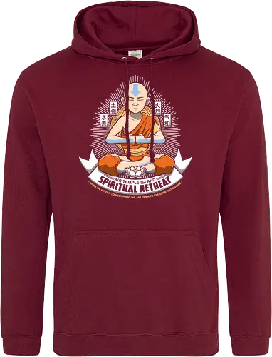 Meditierender Mönch - Spirituelles Vier-Nationen Emblem - meditierender Mönch Emblem, vier Elemente spirituell, Aang, Avatar, Avatar The Last Airbender, Air Temple Island, Katara, Sokka, Toph, Zuko, orientalischer Mönch Kunst, spirituelles Anime Design, Meditation Geek Druck, orientales Emblem Kunst, Mönch meditieren Shirt, vier Nationen Design, exklusiver spiritueller Druck, buddhistischer Geek Kunst, spirituelles Anime Shirt, Premium orientales Design, orangener Mönch Druck, vier Elemente Kanji Kunst, spirituelles Geek Shirt - Standard Hoodie