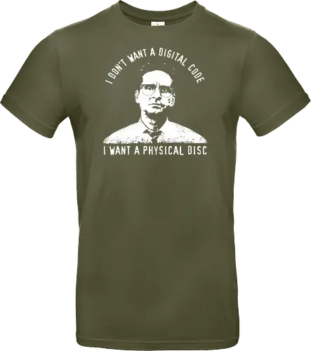 Falling Down Discs - falling down, funny, gaming, gamers, physical, copies, disks, cds, blu rays, digital downloads - Standard T-Shirt