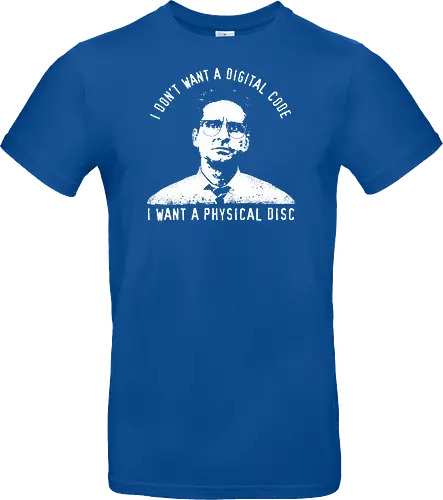 Falling Down Discs - falling down, funny, gaming, gamers, physical, copies, disks, cds, blu rays, digital downloads - Standard T-Shirt
