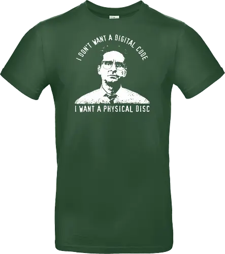 Falling Down Discs - falling down, funny, gaming, gamers, physical, copies, disks, cds, blu rays, digital downloads - Standard T-Shirt