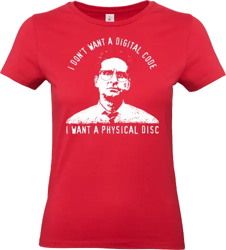 Falling Down Discs - falling down, funny, gaming, gamers, physical, copies, disks, cds, blu rays, digital downloads - Standard T-Shirt (Frauen)