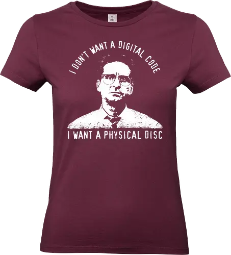 Falling Down Discs - falling down, funny, gaming, gamers, physical, copies, disks, cds, blu rays, digital downloads - Standard T-Shirt (Frauen)