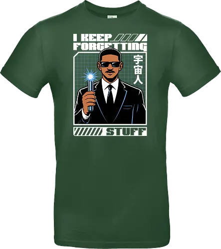 Forget Alien Movie - Movie, Classic, Classic Movie, 2000s, 2000, Alien, Extraterrestrial, Fun, Science Fiction, Adventure, Aliens, Universe, Space, Suit, Memory Loss, Memories, Memory, Cyberpunk, Technology, Futuristic, Futurism, Japan, Japanese, Modern, Hollywood, Funny, Cool, Scifi - Standard T-Shirt