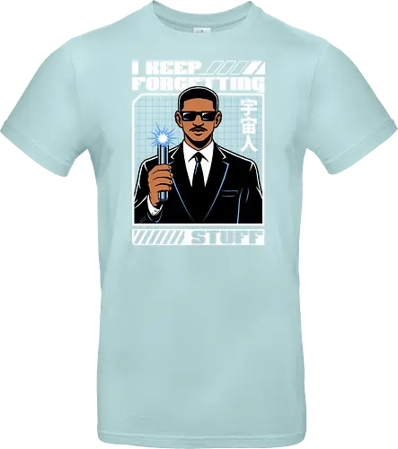 Forget Alien Movie - Movie, Classic, Classic Movie, 2000s, 2000, Alien, Extraterrestrial, Fun, Science Fiction, Adventure, Aliens, Universe, Space, Suit, Memory Loss, Memories, Memory, Cyberpunk, Technology, Futuristic, Futurism, Japan, Japanese, Modern, Hollywood, Funny, Cool, Scifi - Standard T-Shirt