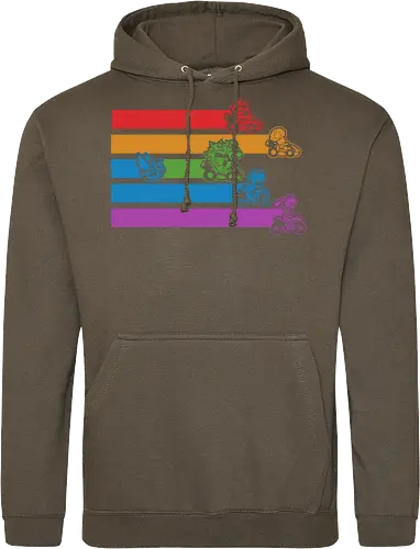 Kart Shell Game - game, games, video game, video games, vintage, retro, vintage retro, classic, classic video game, classic video games, classic game, classic games, kart, nerd, geek, cool - Standard Hoodie
