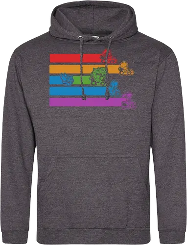 Kart Shell Game - game, games, video game, video games, vintage, retro, vintage retro, classic, classic video game, classic video games, classic game, classic games, kart, nerd, geek, cool - Standard Hoodie