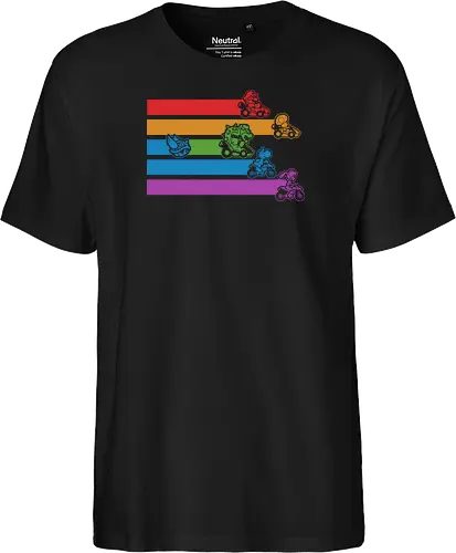 Kart Shell Game - game, games, video game, video games, vintage, retro, vintage retro, classic, classic video game, classic video games, classic game, classic games, kart, nerd, geek, cool - Fairtrade T-Shirt