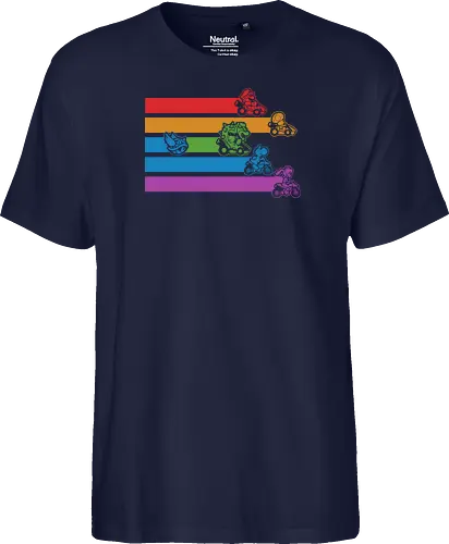 Kart Shell Game - game, games, video game, video games, vintage, retro, vintage retro, classic, classic video game, classic video games, classic game, classic games, kart, nerd, geek, cool - Fairtrade T-Shirt