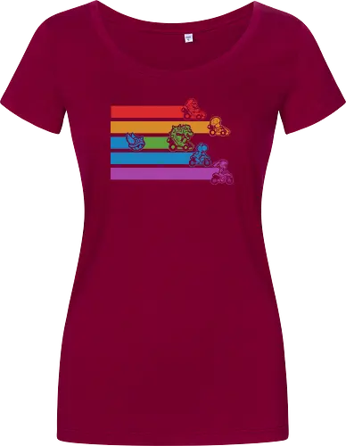 Kart Shell Game - game, games, video game, video games, vintage, retro, vintage retro, classic, classic video game, classic video games, classic game, classic games, kart, nerd, geek, cool - Damen T-Shirt