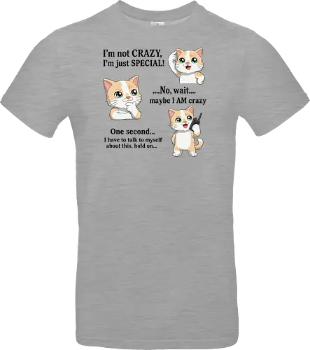 ...Hold on - Smilow, Twitch, Streamer, Katze, Chaos, Liebe, Herz - Standard T-Shirt