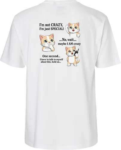 ...Hold on (Back) - Smilow, Twitch, Streamer, Katze, Chaos, Liebe, Herz - Fairtrade T-Shirt
