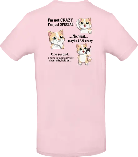 ...Hold on (Back) - Smilow, Twitch, Streamer, Katze, Chaos, Liebe, Herz - Standard T-Shirt
