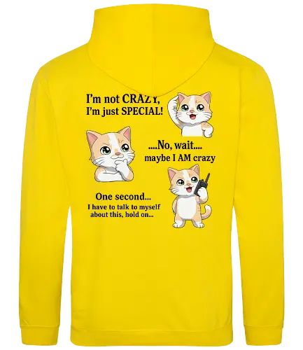 ...Hold on (Back) - Smilow, Twitch, Streamer, Katze, Chaos, Liebe, Herz - Standard Hoodie