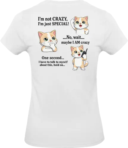 ...Hold on (Back) - Smilow, Twitch, Streamer, Katze, Chaos, Liebe, Herz - Standard T-Shirt (Frauen)
