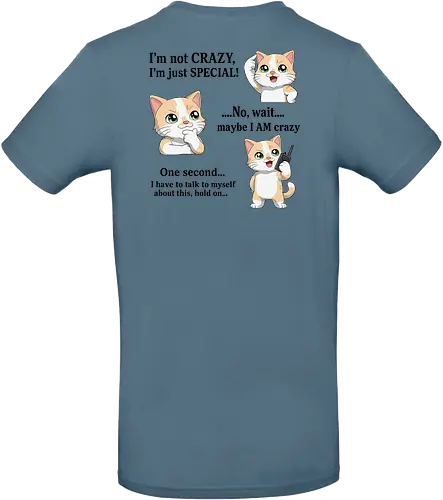...Hold on (Back) - Smilow, Twitch, Streamer, Katze, Chaos, Liebe, Herz - Standard T-Shirt