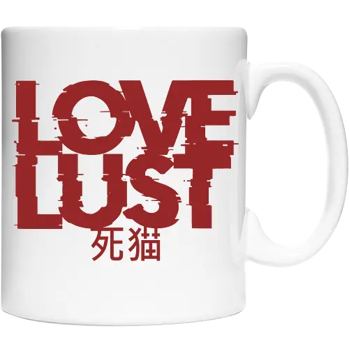 Love or Lust - love, lust, metal logo, deathcore, death metal, heavy metal, black metal, heavy metal font, metal artwork, street style, streetwear, dirty mind, black craft, dark magic, macabre, goth, gothic, dark lettering, dark art, black work, demon, spirit, evil, satan, Black and White, macabre - Keramiktasse