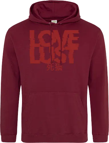 Love or Lust - love, lust, metal logo, deathcore, death metal, heavy metal, black metal, heavy metal font, metal artwork, street style, streetwear, dirty mind, black craft, dark magic, macabre, goth, gothic, dark lettering, dark art, black work, demon, spirit, evil, satan, Black and White, macabre - Standard Hoodie