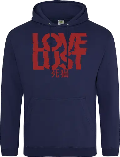 Love or Lust - love, lust, metal logo, deathcore, death metal, heavy metal, black metal, heavy metal font, metal artwork, street style, streetwear, dirty mind, black craft, dark magic, macabre, goth, gothic, dark lettering, dark art, black work, demon, spirit, evil, satan, Black and White, macabre - Standard Hoodie