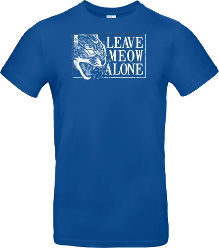 Leave Meow Alone - baphomet, satanic cat, neko, cat, death cat, skull cat, metal cat, death metal, deathcore, black metal, aesthetic, japan, introvert, alone, anti social, black and white, streetwear, macabre, satanic, goth, goth cat, gothic, dark art, metal logo, black metal logo, deathcore font, occult, underground, black work, rebel cat, witchcraft, halloween, dark magic, lucifer, demon, hell, devil - Standard T-Shirt