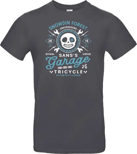Snowdin Forest Garage Grunge - Tale, deltarune, muffet, sans, spider cider, indie game, video game, gaming, rpg, flowey, mettaton, gamer, papyrus, toriel, asgore, coffee - Standard T-Shirt