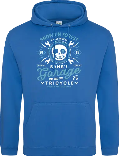 Snowdin Forest Garage Grunge - Tale, deltarune, muffet, sans, spider cider, indie game, video game, gaming, rpg, flowey, mettaton, gamer, papyrus, toriel, asgore, coffee - Standard Hoodie