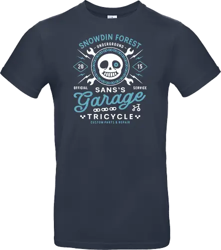 Snowdin Forest Garage Grunge - Tale, deltarune, muffet, sans, spider cider, indie game, video game, gaming, rpg, flowey, mettaton, gamer, papyrus, toriel, asgore, coffee - Standard T-Shirt