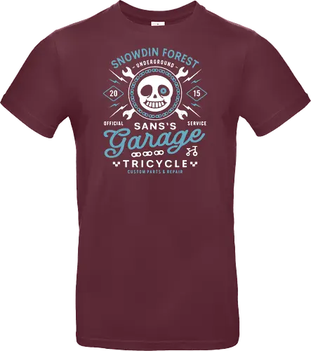 Snowdin Forest Garage Grunge - Tale, deltarune, muffet, sans, spider cider, indie game, video game, gaming, rpg, flowey, mettaton, gamer, papyrus, toriel, asgore, coffee - Standard T-Shirt